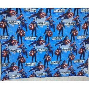 Handmade Captain America Throw/Blanket 41×33 Inches
